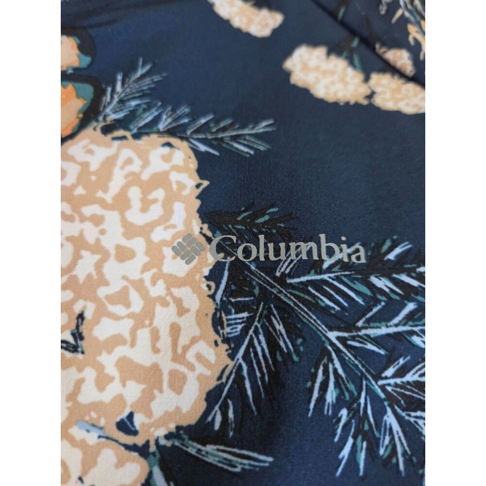Columbia Women's XXL Sleeveless Floral Bird Print Bogata Bay Dress Omni-Shield - Picture 10 of 16